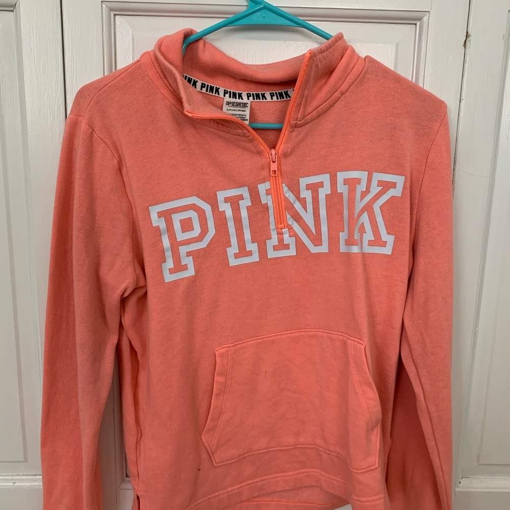 Pink Quarter Zip